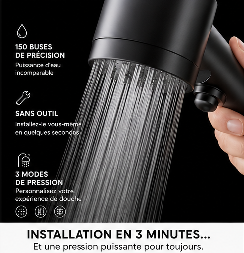 Pommeau douche AquaLyria
